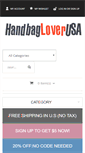 Mobile Screenshot of handbagloverusa.com